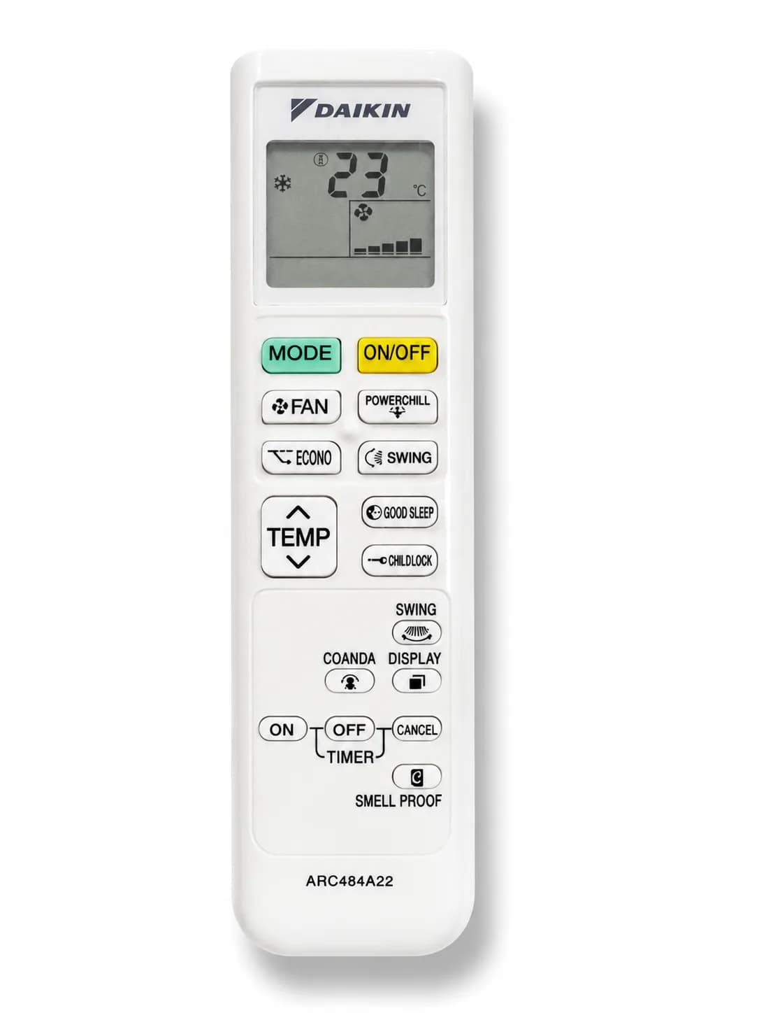 AC Remote Control Suitable for Daikin Inverter Split AC | 100% Genuine Original Remote | Match & Buy | All Essential Fun