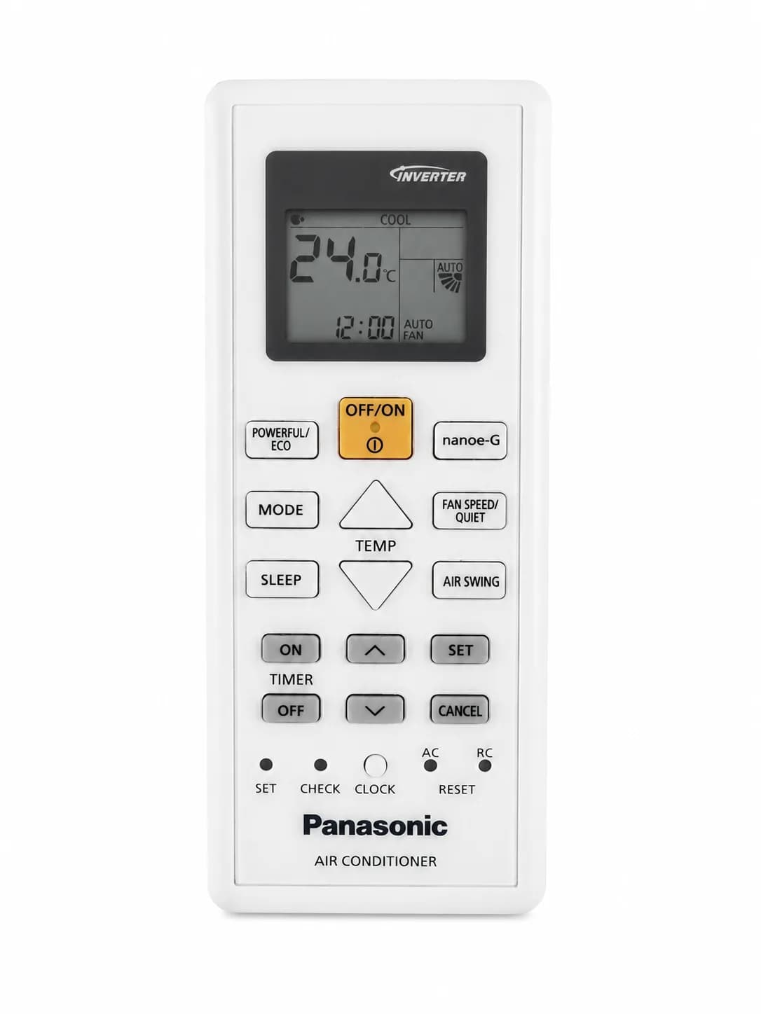 Inverter AC Remote Suitable for Panasonic Split Air Conditioner Original Remote Match & Buy Heavy Duty Remote Control