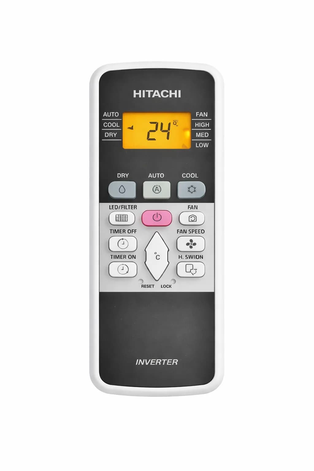 Split Inverter AC Remote Compatible with Hitachi Air Conditioner ( Match And Buy ) No Programming Required 1 Year Warranty