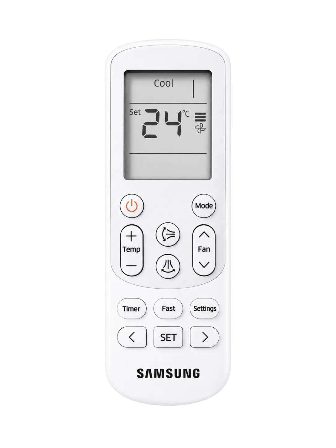 100% Genuine Original Remote Compatible with  Split AC Samsung Remote Controller (White)
