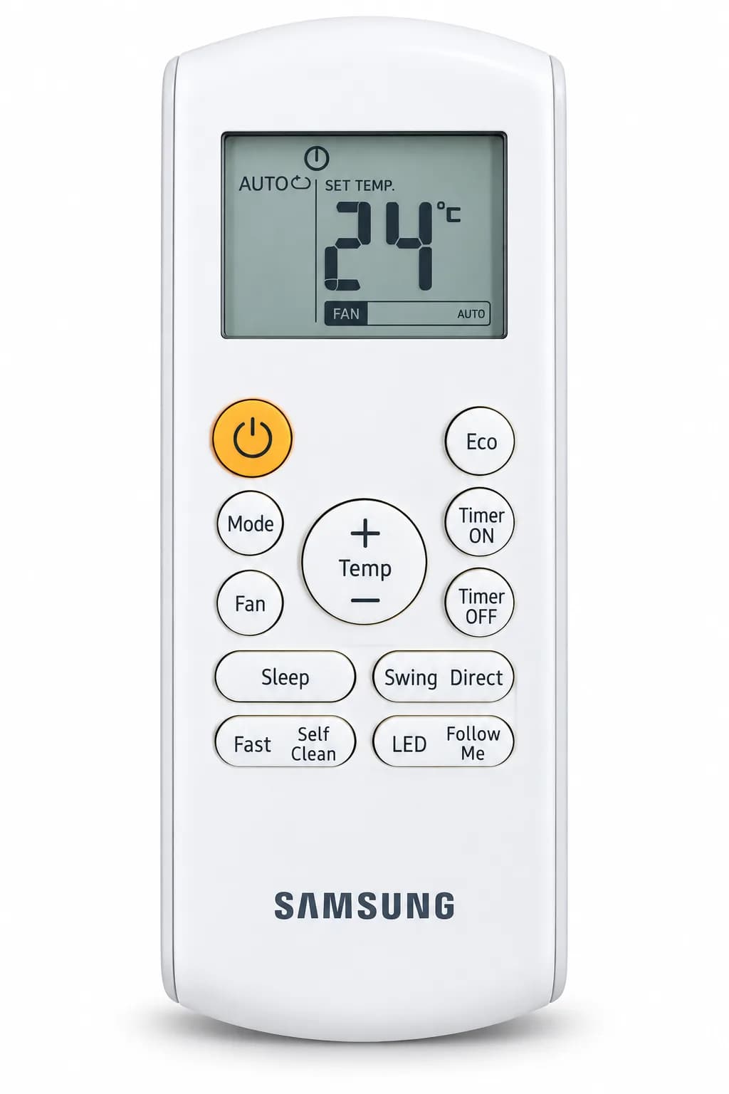 Split Air Conditioner Remote Control (Original) Compatible with Samsung AC