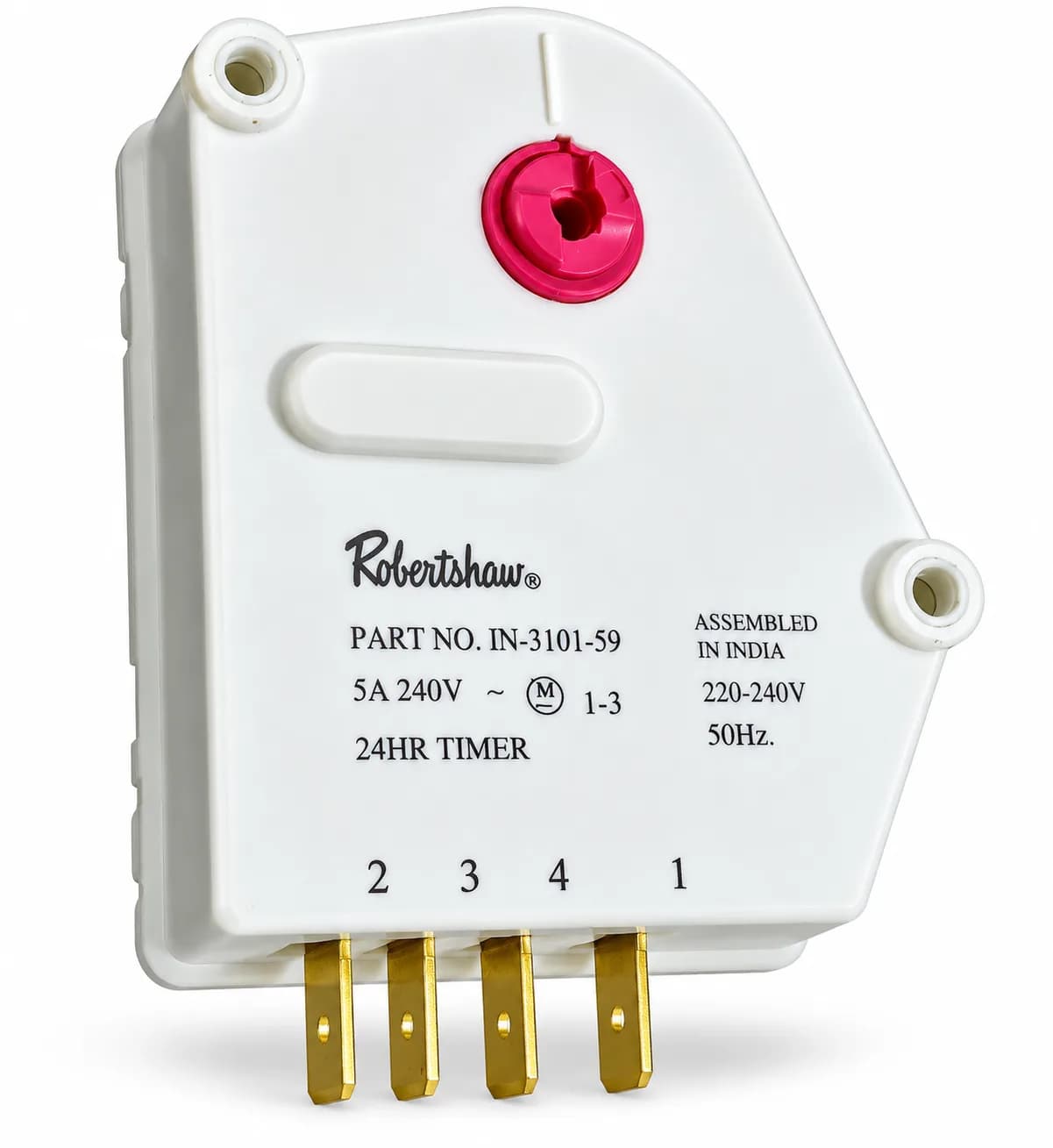 Refrigerator Defrost Timer Compatible with Godrej Refrigerator 24 Hour 4 Pin Refrigerator Defrost Timer Frost Free Fridg