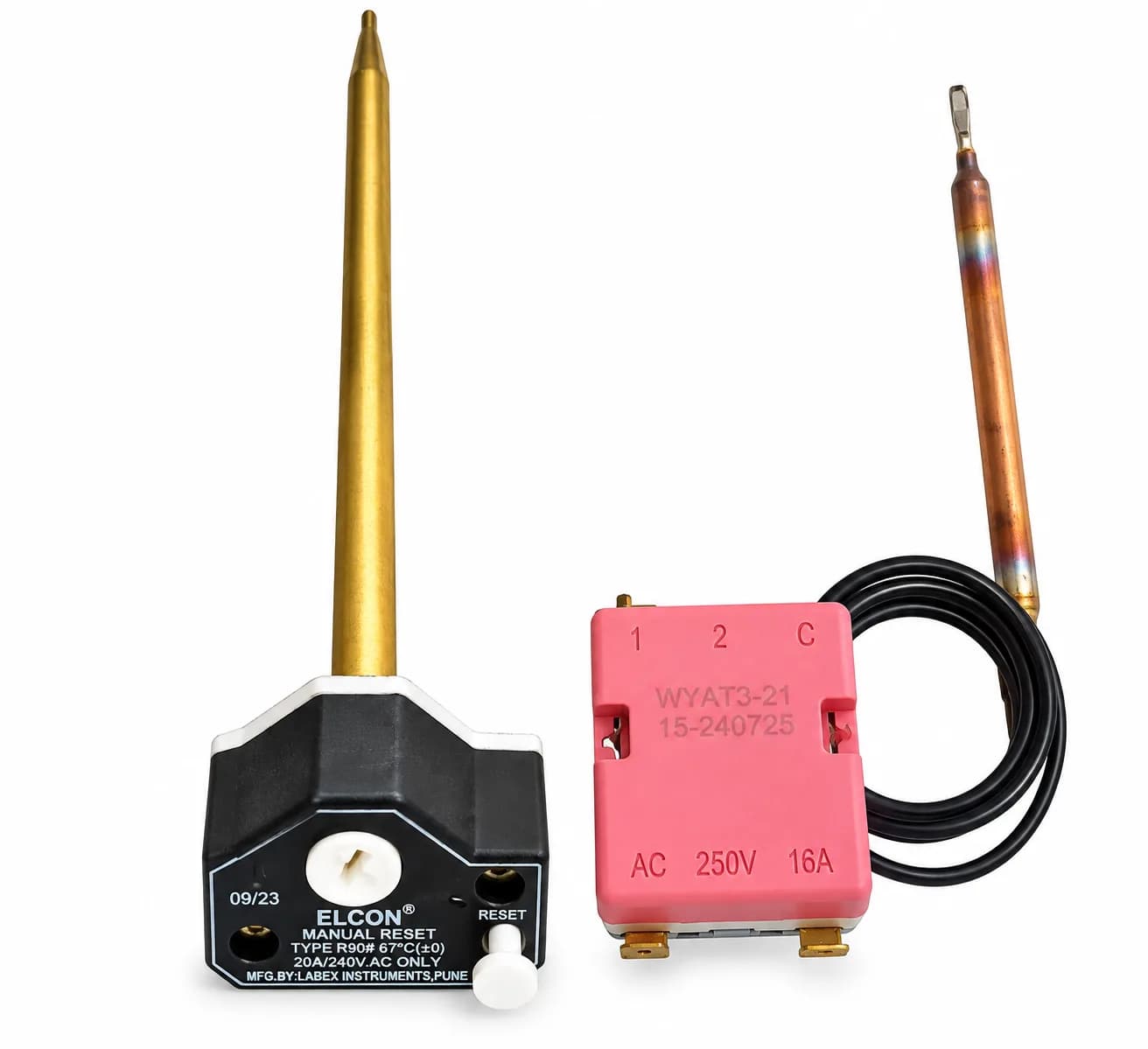 Geyser Capillary Thermostat and Cut Out Suitable for Crompton Arno Neo/Amica 6 & 10 Liter Geyser (1 Year Warranty)