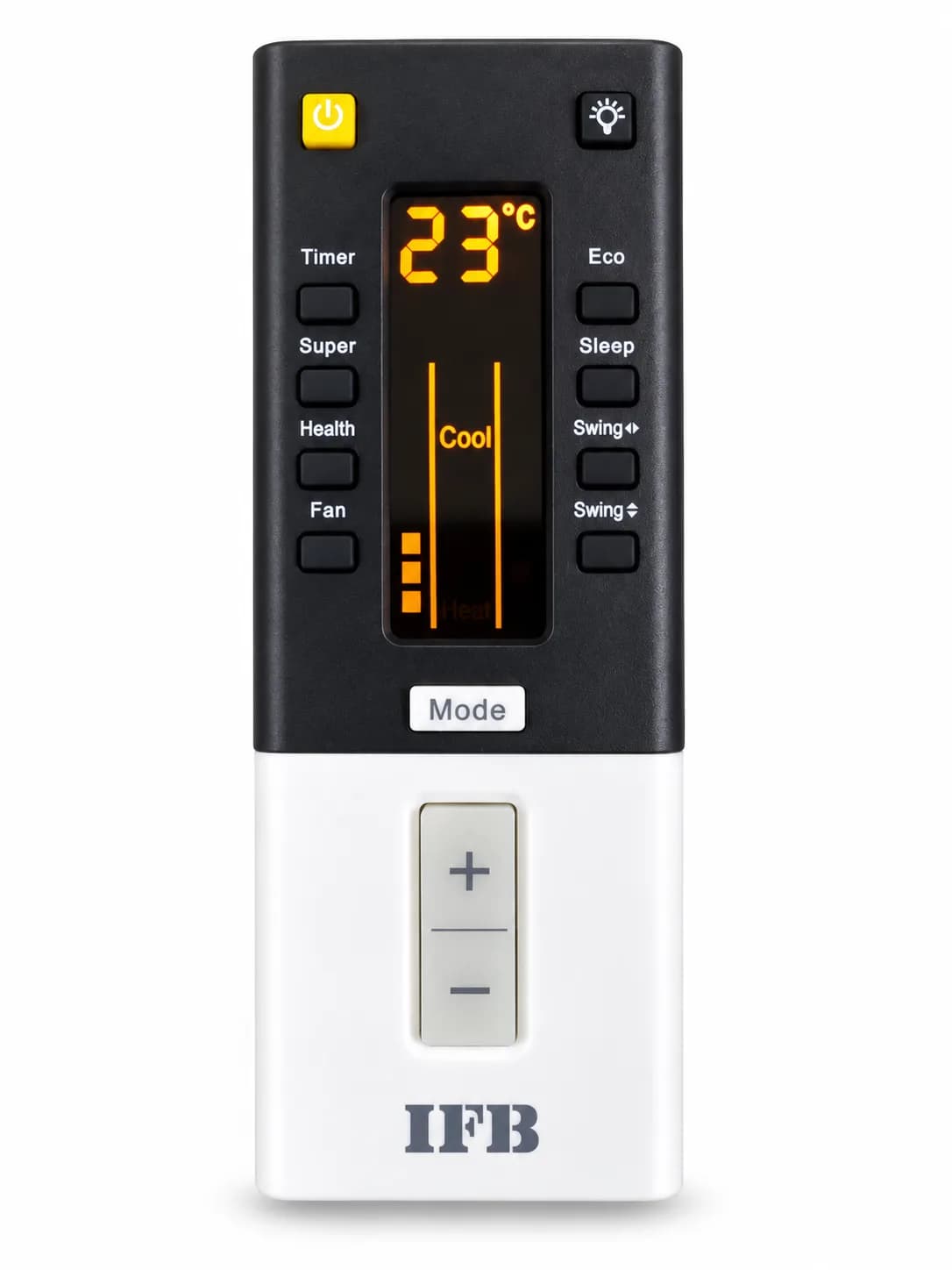 Compatible Remote for IFB Air Conditioner Cooling, Heating, Timer, Eco, Sleep, Swing & Fan Control Remote with Digital D