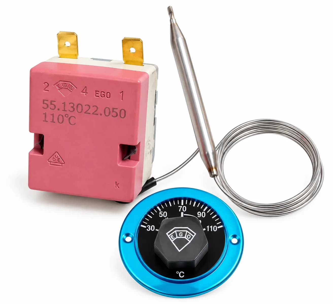 Capillary Thermostat 30-110°C used in appliances (Match And Buy) Heavy Duty Capillary thermostat used in geyser, steamer, heater and all appliance