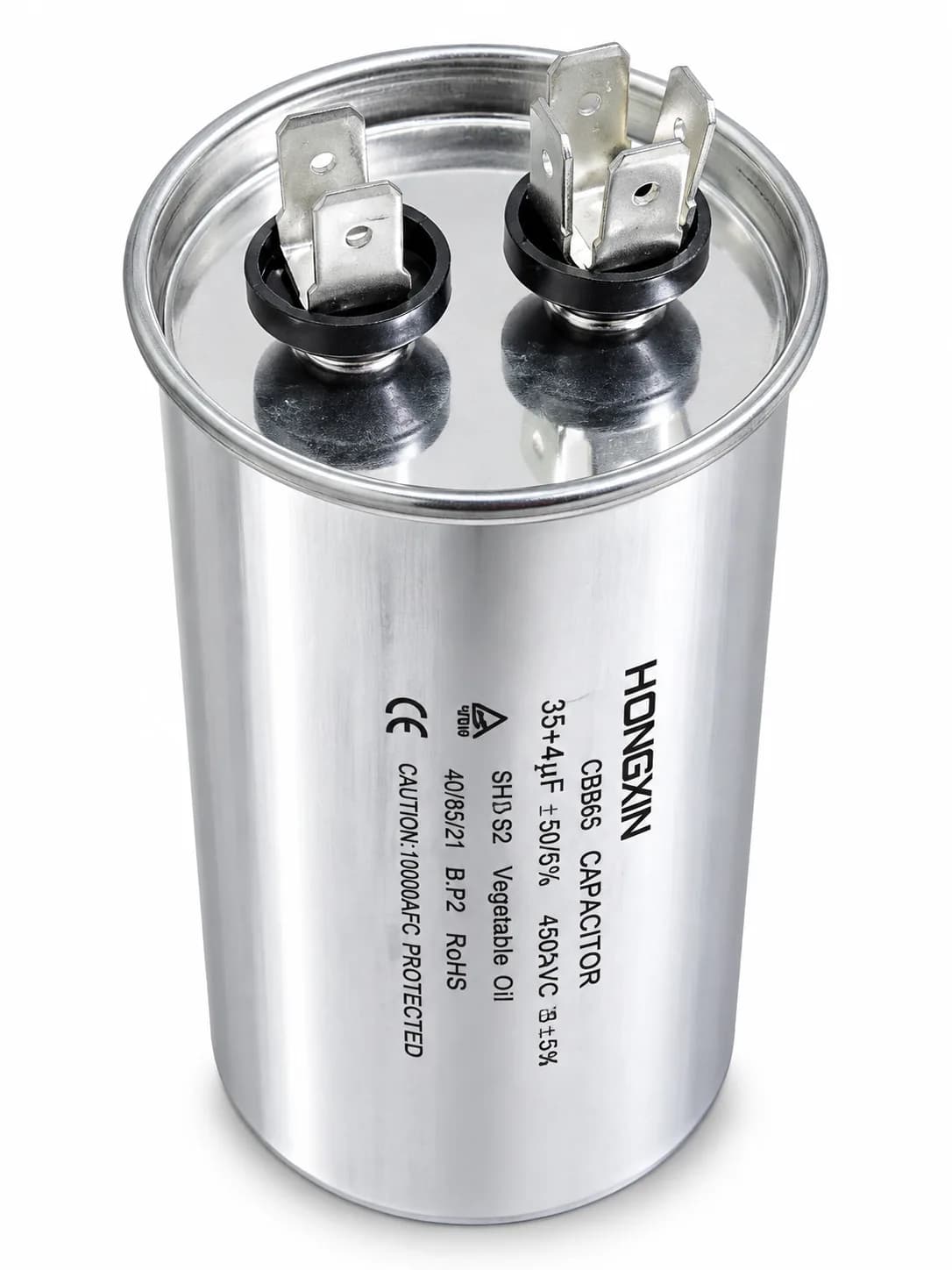 Technovate 36 MFD AC Capacitor 450VAC 36µF ±5% CBB65 Capacitor for Split AC & Window AC Compressor & Fan Motor Capacitor