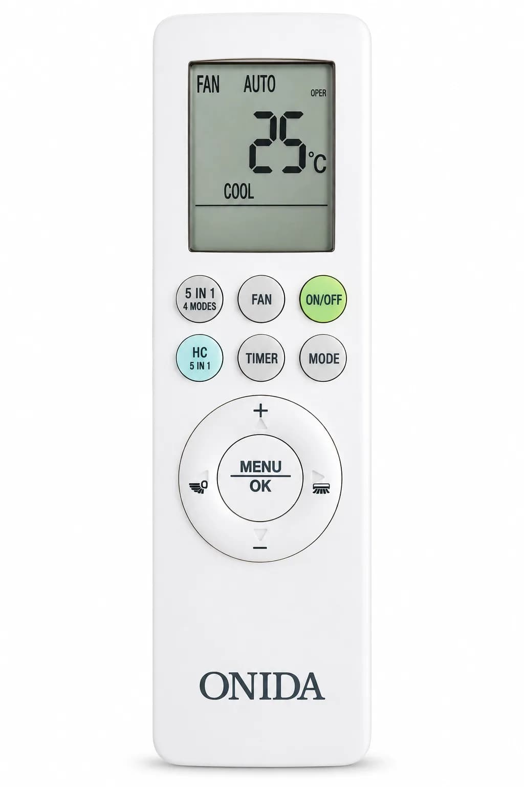 Inverter AC Remote Control Compatible with Onida Split & Window AC