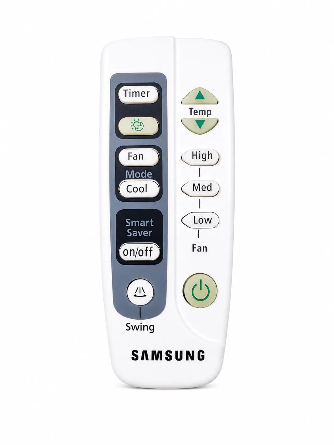 Window AC Original Remote Compatible with Samsung Window AC 100% Genuine Original SAMSUNG Remote Controller (White)