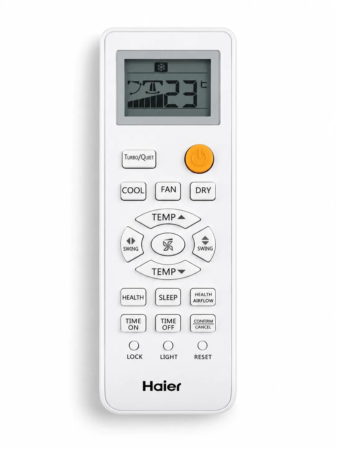 AC Remote Control Suitable for Haier Split Air Conditioner 100% Genuine Haier Original Remote Remote Controller (White)