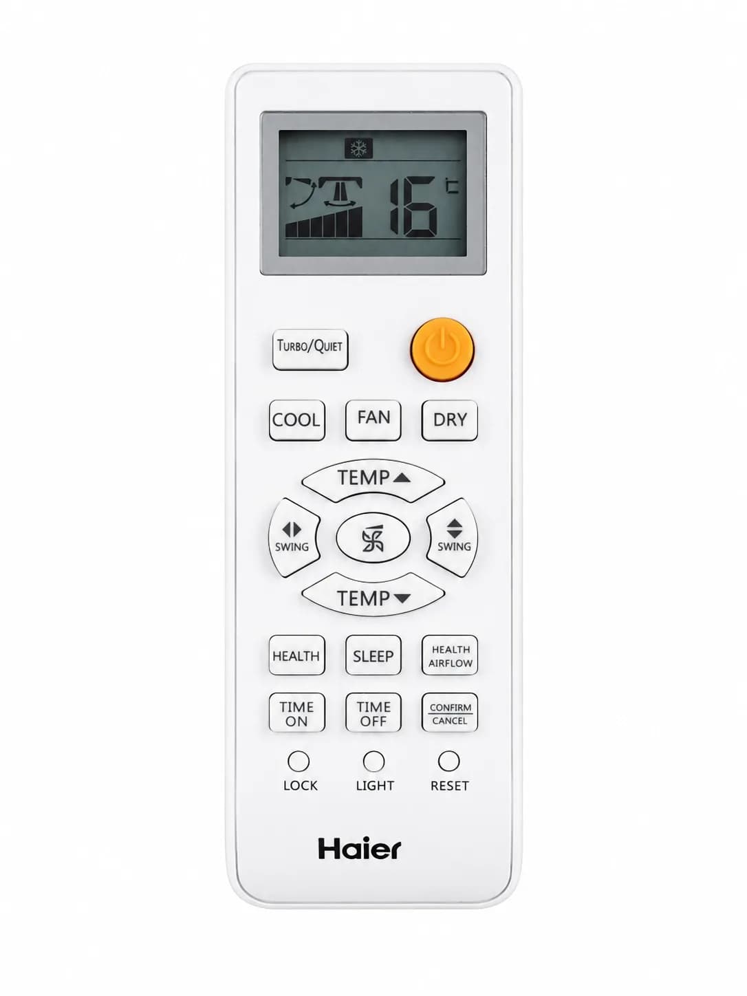 AC Remote Control Suitable for Haier Split Air Conditioner 100% Genuine Haier Original Remote Remote Controller (White)