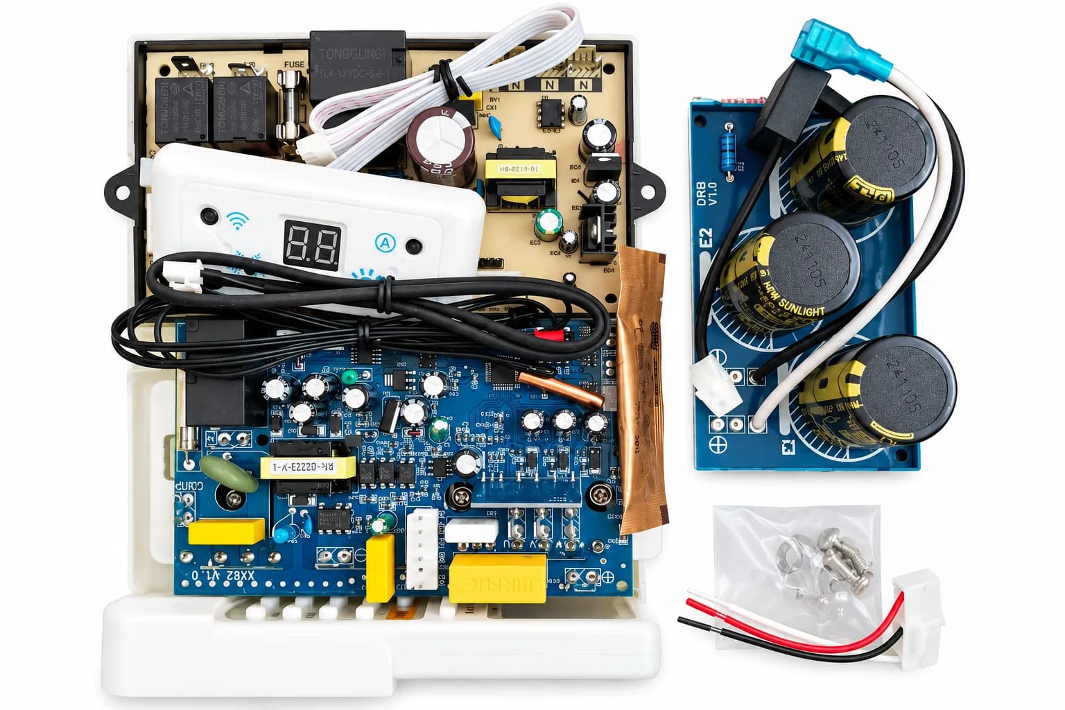 Technovate Universal Inverter Split AC PCB Controller Board AC & DC Motor Compatible Suitable for 1 Ton, 1.5 Ton & 2 Ton