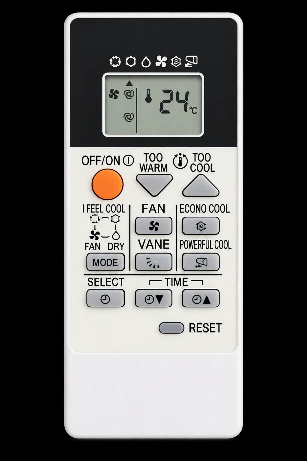 Split Air Conditioner Remote Suitable for Mitsubishi AC – Universal Replacement Remote Control for Mitsubishi Split AC Units (Match and Buy)