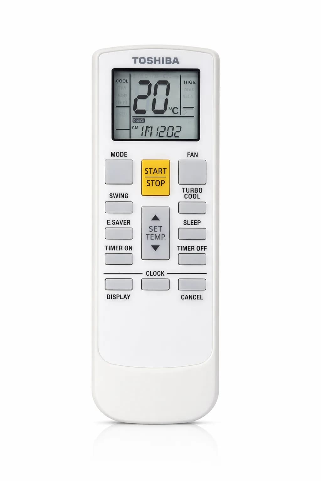 Inverter AC Remote Compatible with Toshiba Split Air Conditioner Original Remote  2 Year Warranty (Match and Buy)