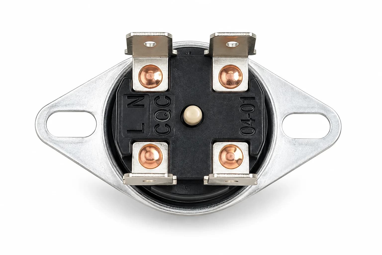 Four Pin Cutout Thermostat 120 Degree Celsius Temperature Range Temperature Switch 20 A (1 Year Warranty)
