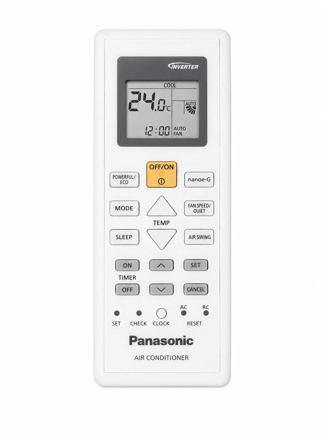 Inverter AC Remote Suitable for Panasonic Split Air Conditioner Original Remote Match & Buy Heavy Duty Remote Control