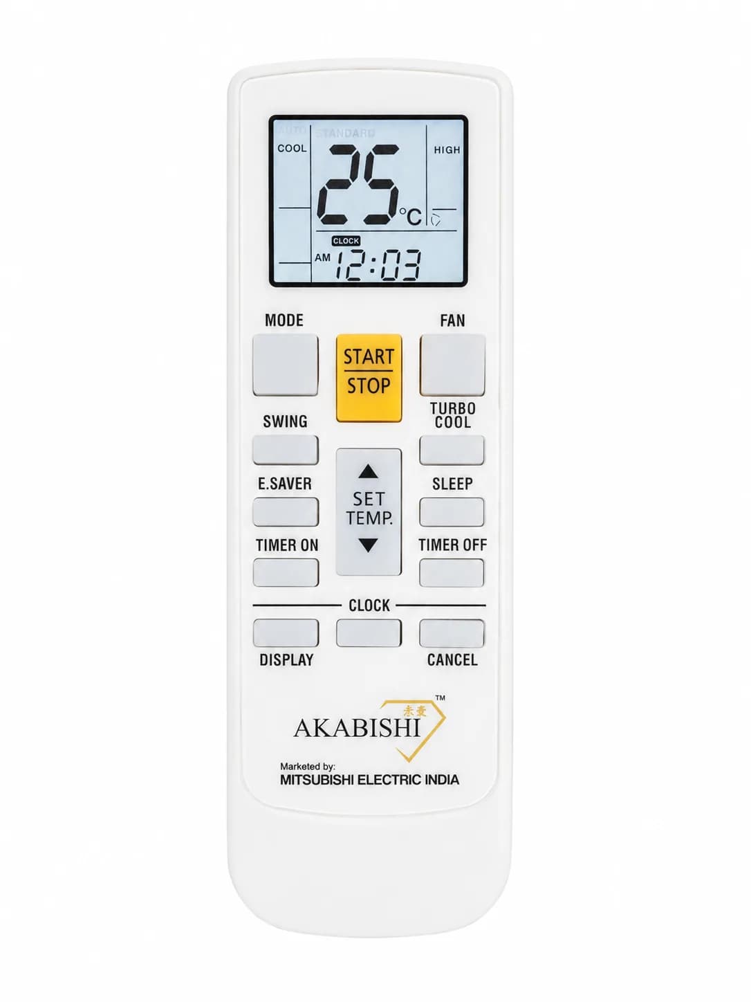 AC Remote Control Suitable for Akabishi Air Conditioner
