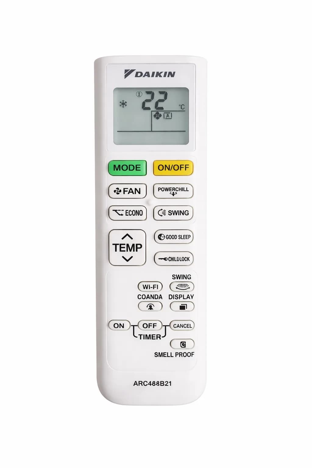AC Remote Suitable for Daikin Inverter Split AC (Match and Buy) Quality Remote 2 Year Warranty
