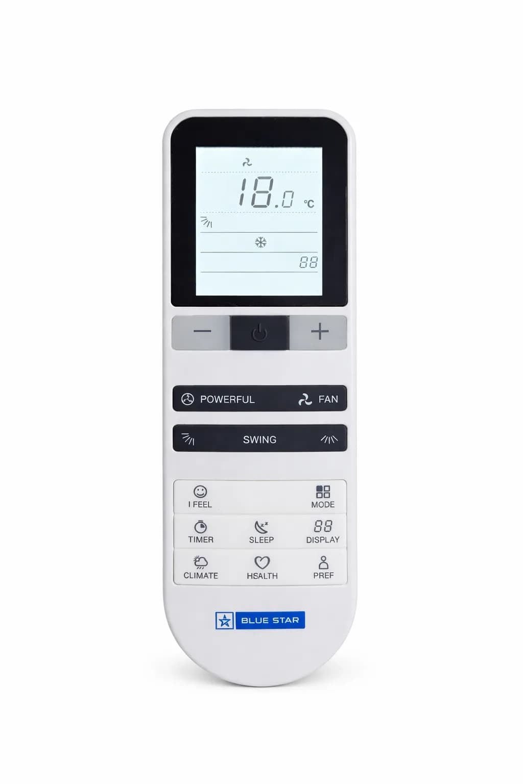 Split AC Remote Suitable for Blue Star Air Conditioner (Original Remote)