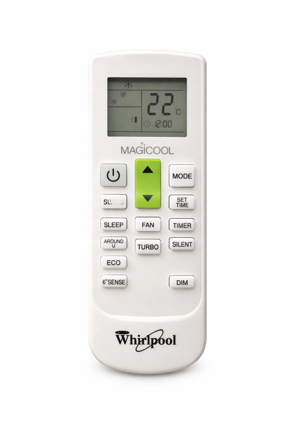 Inverter AC (Original) Remote Control Compatible with Whirlpool Split Air Conditioner Magicool Function LCD Display  Multi-Function Remote (Match & Buy)