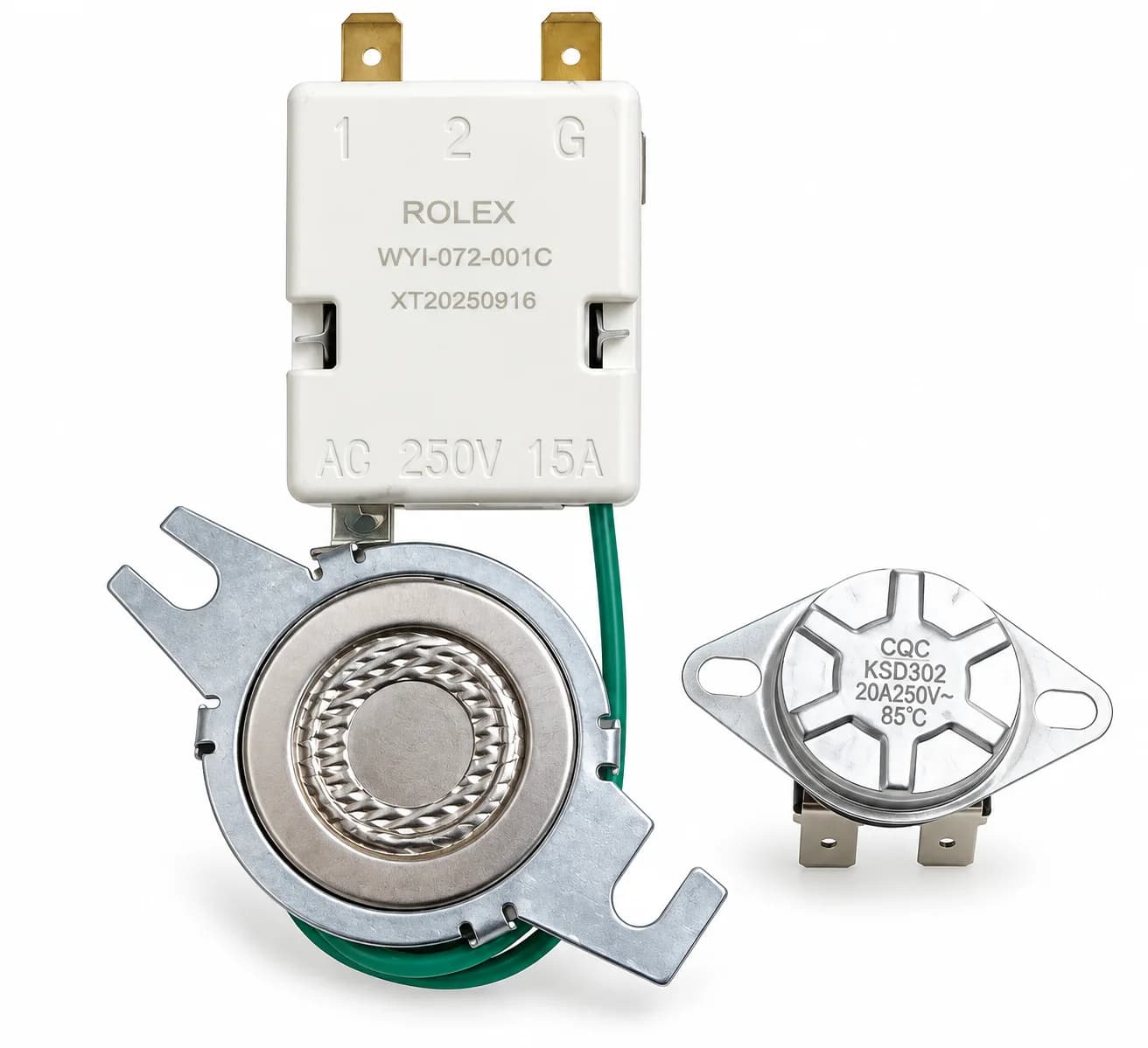 Capillary Thermostat and Cutout - Suitable for Ao Smith 6 to 100 Liter Geyser (Match and Buy) Heavy Duty Thermostat and Cut Out (1 Year Warranty)