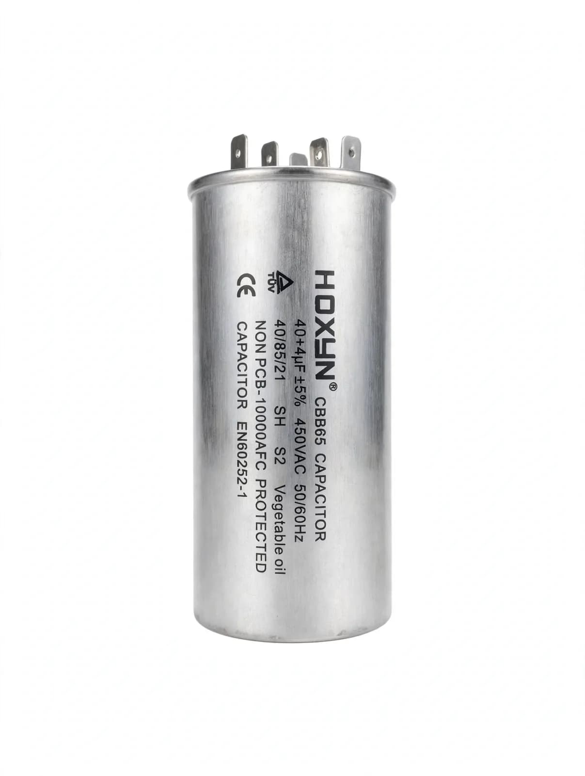 Technovate 40+4 MFD AC Capacitor 450VAC – Heavy Duty Dual Capacitor for Split & Window AC
