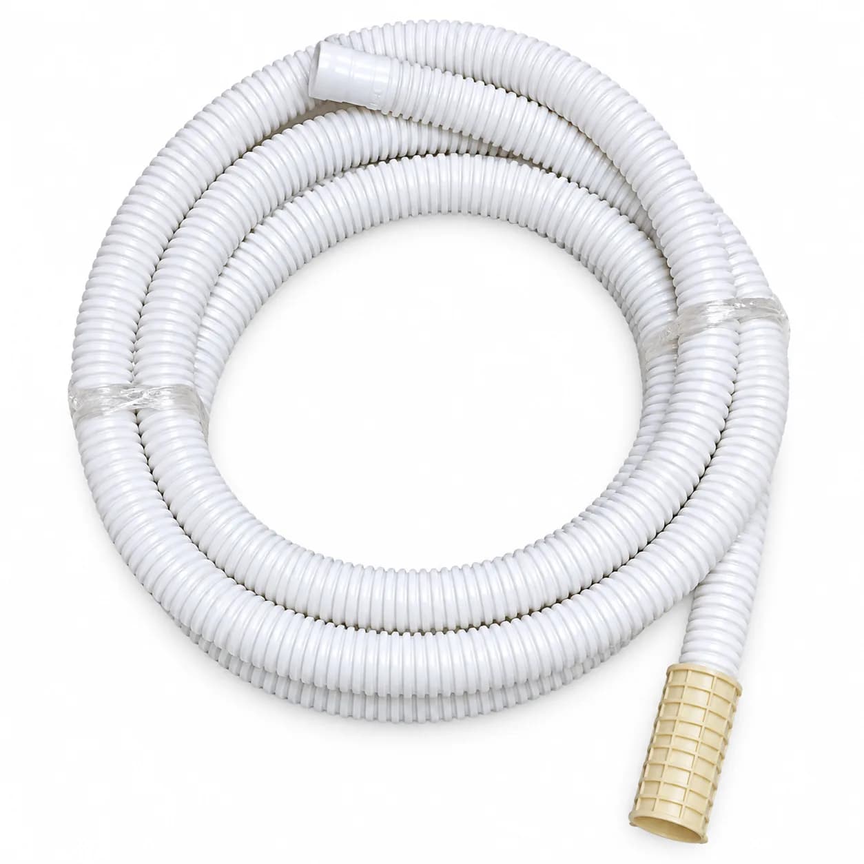 Technovate 3 Meter Split AC Drain Pipe High Quality HDPE Corrugated Condensate Water Drain Hose Flexible & Bendable AC D