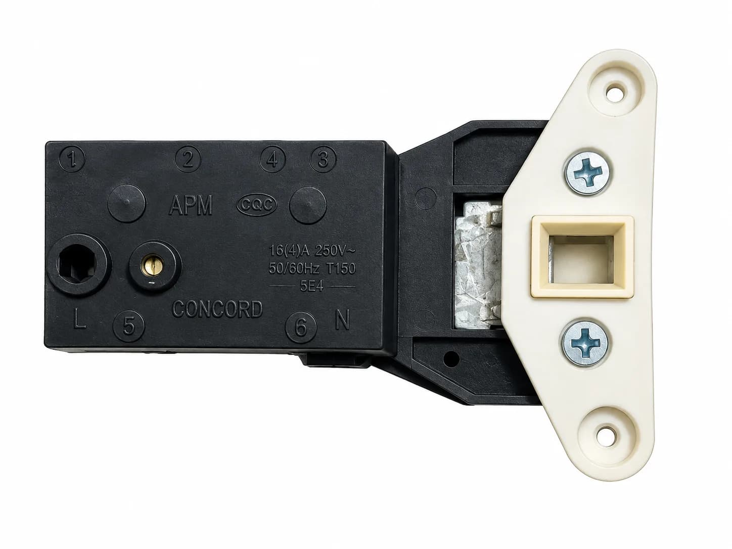 Washing Machine Door Lock Switch 250V 16A Front Load Washing Machine Door Interlock Safety Lock Door Lock Assembly ( Mat