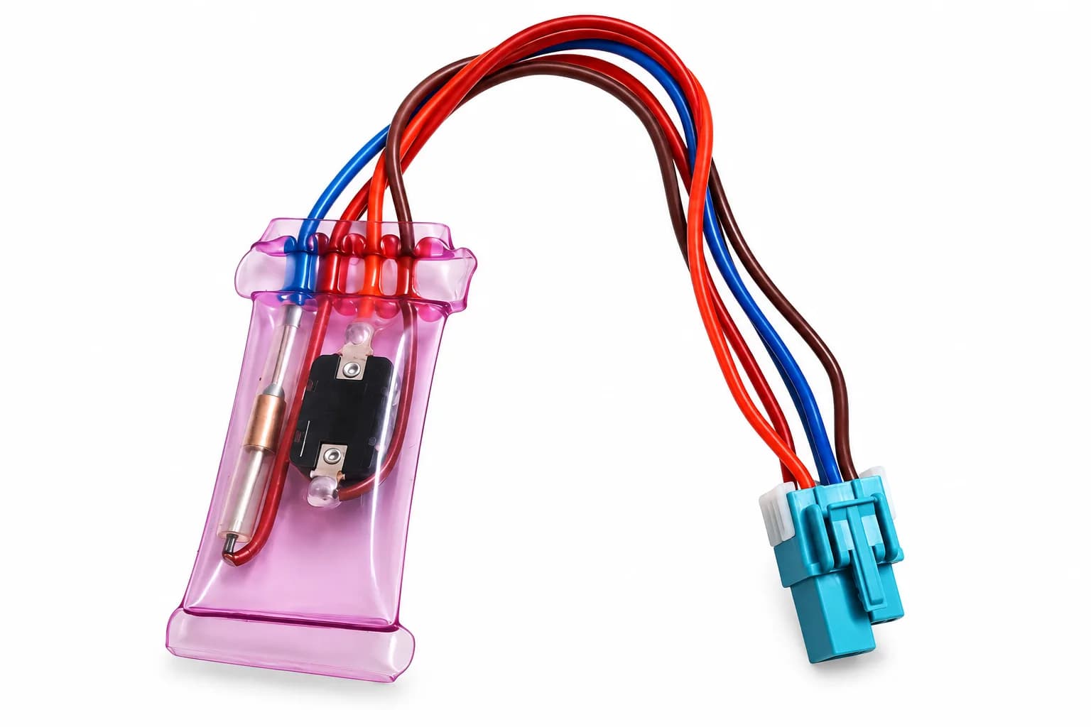 Bimetal Thermal Sensor Suitable for LG Double Door Refrigerator Refrigerator Defrost Bimetal Thermostat with Connector H