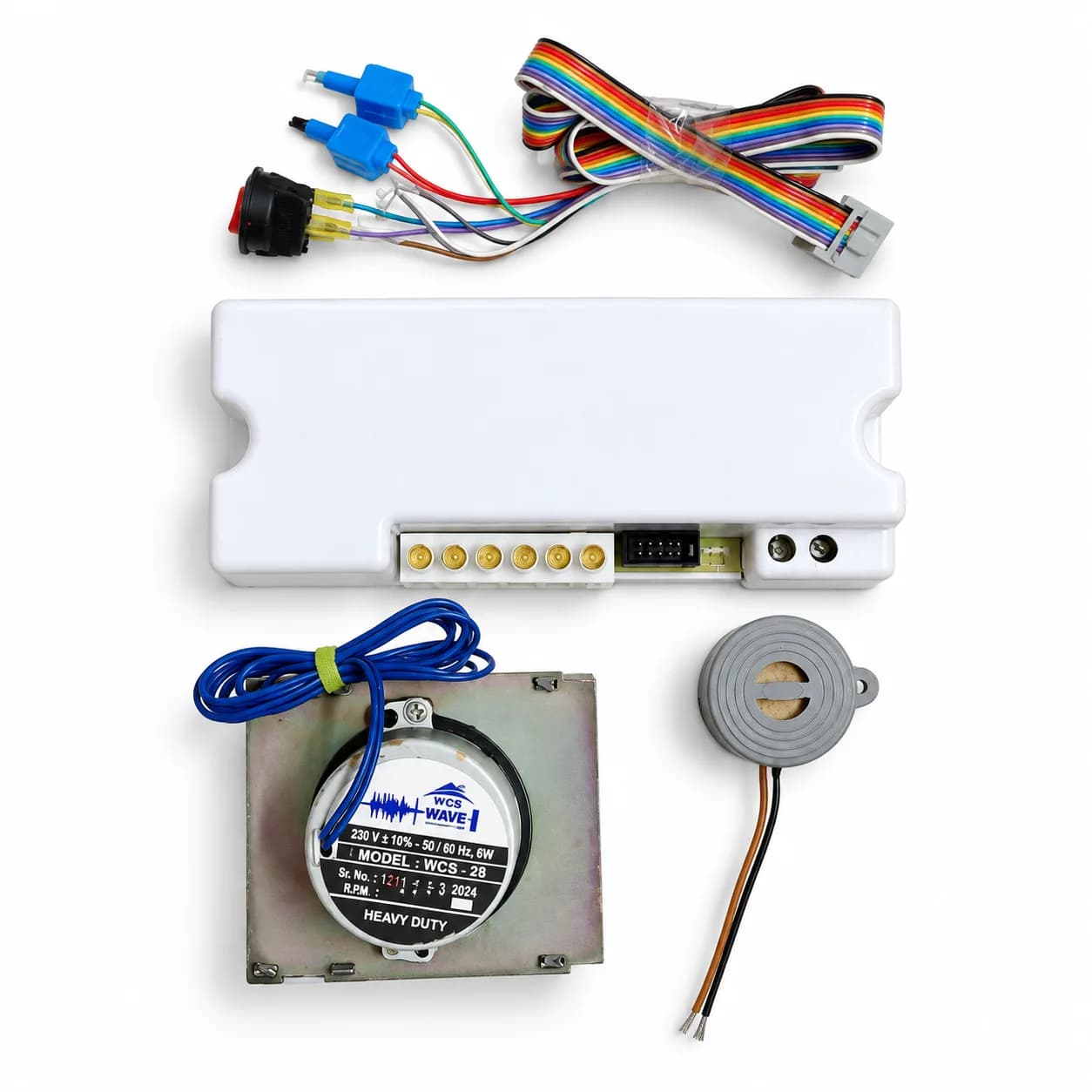 2 HP Flour Mill Control Board Kit with Feed Motor, Sensor, Buzzer and Wiring Harness Atta Chakki Spare Parts ( 1 Year Wa