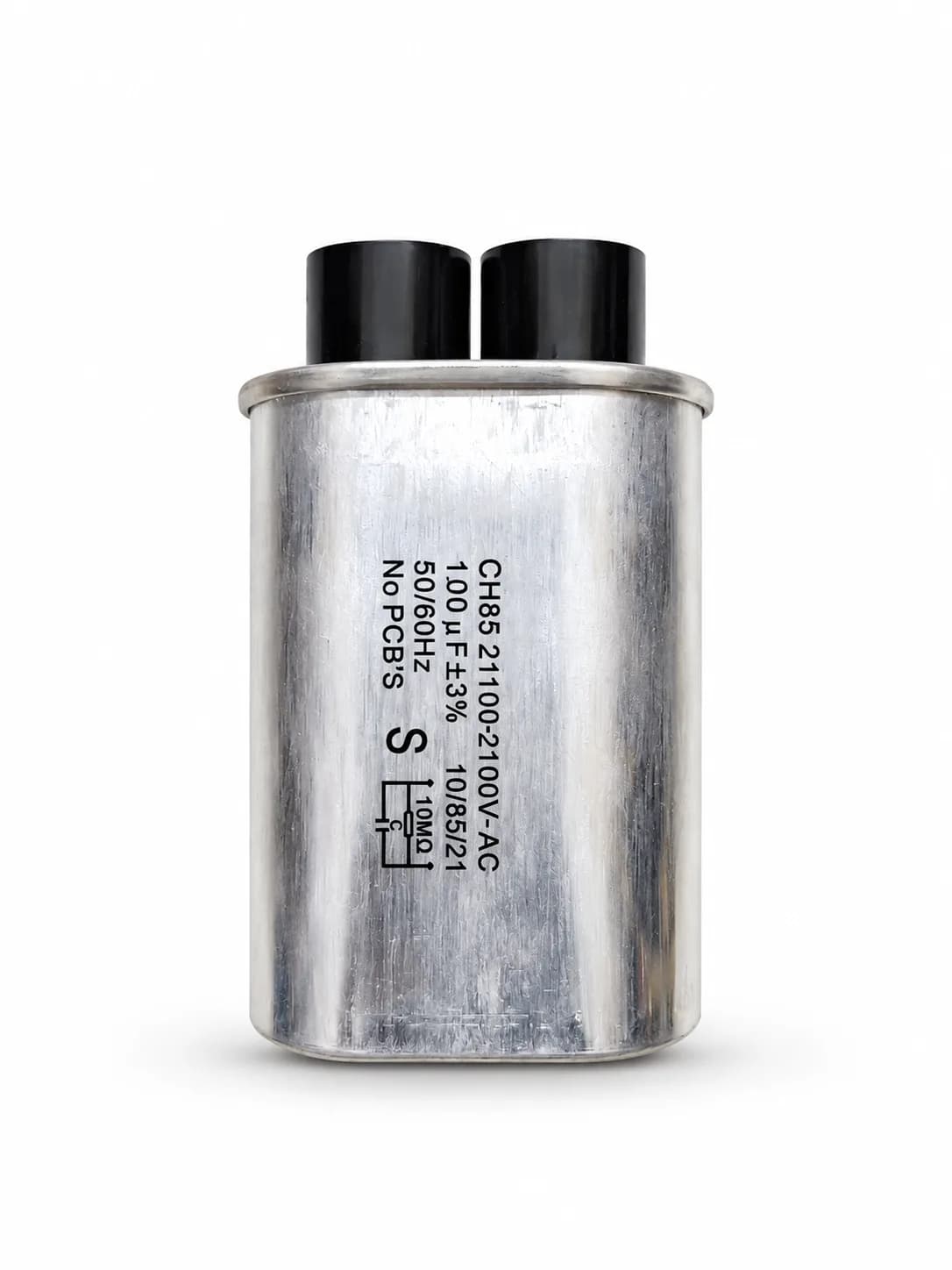 Microwave Oven High Voltage Capacitor 2100V AC 1.00µF ±3% Heavy Duty Capacitor 1 Year Warranty