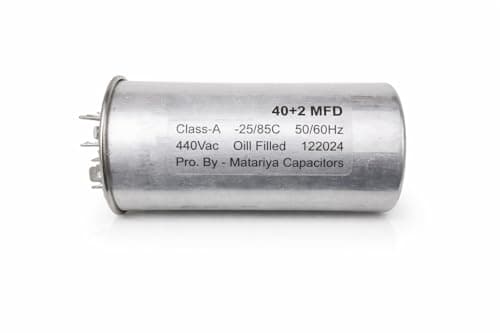 Air Conditioner Capacitor 40+2 MFD 440V AC