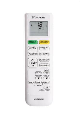 AC Remote Suitable for Daikin Inverter Split AC (Match Quality Remote