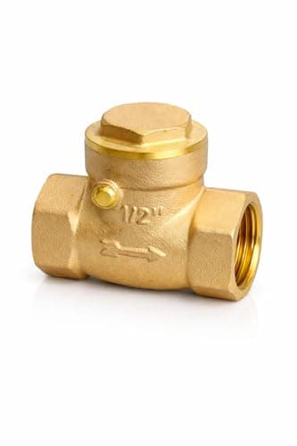 NRV Non Return Valve 1/2 Inch – Brass NRV Valve for Home & Geyser Fittings (5 Year Warranty) Plumbing Vave