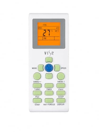 AC Remote Control Compatible with Vise Air Conditioner