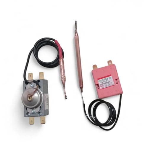 Geyser Capillary Thermostat and Thermal Cut Out – Suitable for Standard (Amazer) 15–25 Liter Geyser
