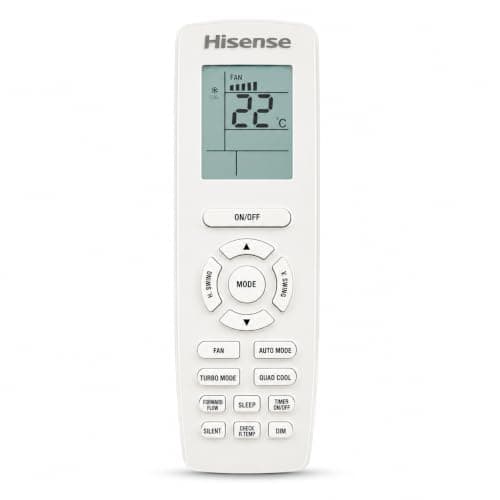 AC Remote Control Suitable for Hisense Split Air Conditioner