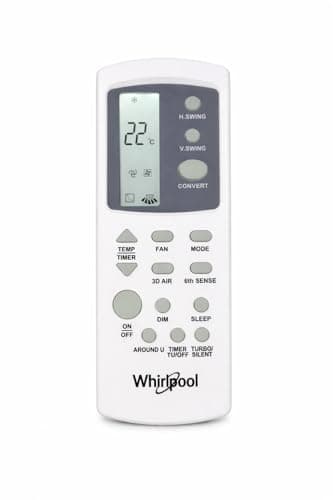 Inverter AC Remote Suitable for Whirlpool Split Air Conditioner